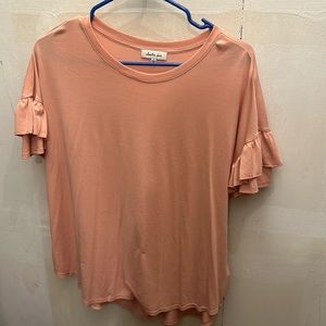 Another Love Ruffle Peachy Pink                       Size: Large